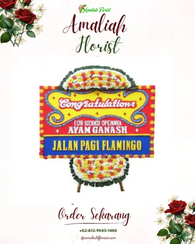 Bunga Papan Congratulation di Kajenengan